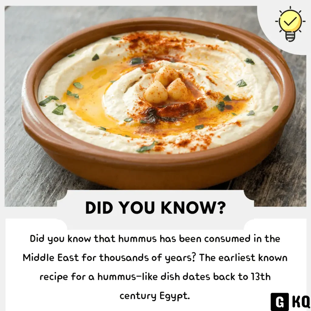 Facts about hummus