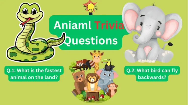 Animal trivia questions