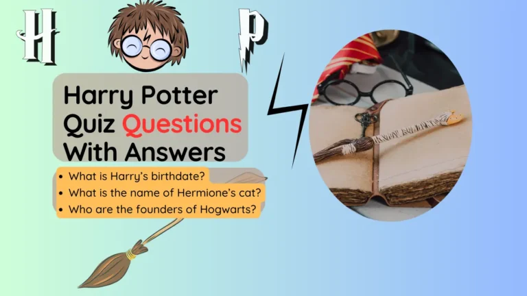 Harry Potter Quiz Questions With Answers